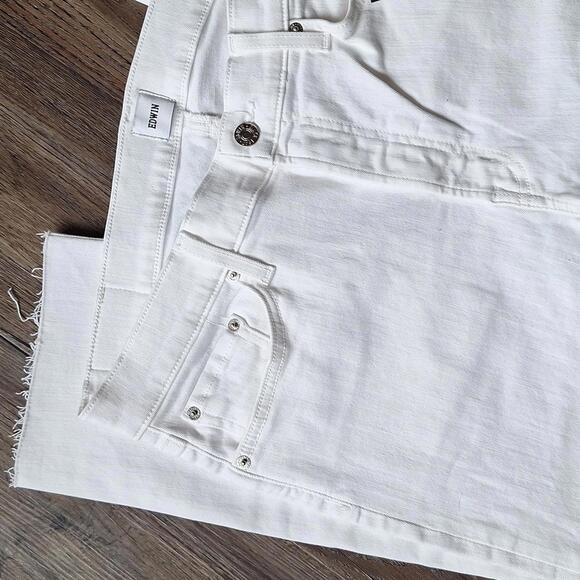 Nwt Edwin Endurance White Ankle Fray Jean Size 31 - Picture 2 of 7